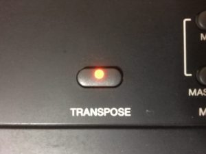 TRANSPOSEボタン